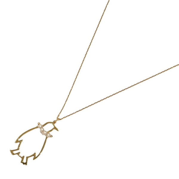 タサキ TASAKI プリティインパールズ ペンギンモチーフネックレス 2012-2013AW Collection 750YG/パール ジュエリー