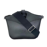 エルメス HERMES メッセンジャーアトラージュ U刻印 ブラック×シルバー金具 エヴァ―グレイン レディース ショルダーバッグ