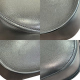 エルメス HERMES メッセンジャーアトラージュ U刻印 ブラック×シルバー金具 エヴァ―グレイン レディース ショルダーバッグ