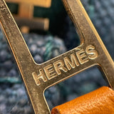 エルメス HERMES ボリードポーチ16 ブルー トワル レディース ポーチ