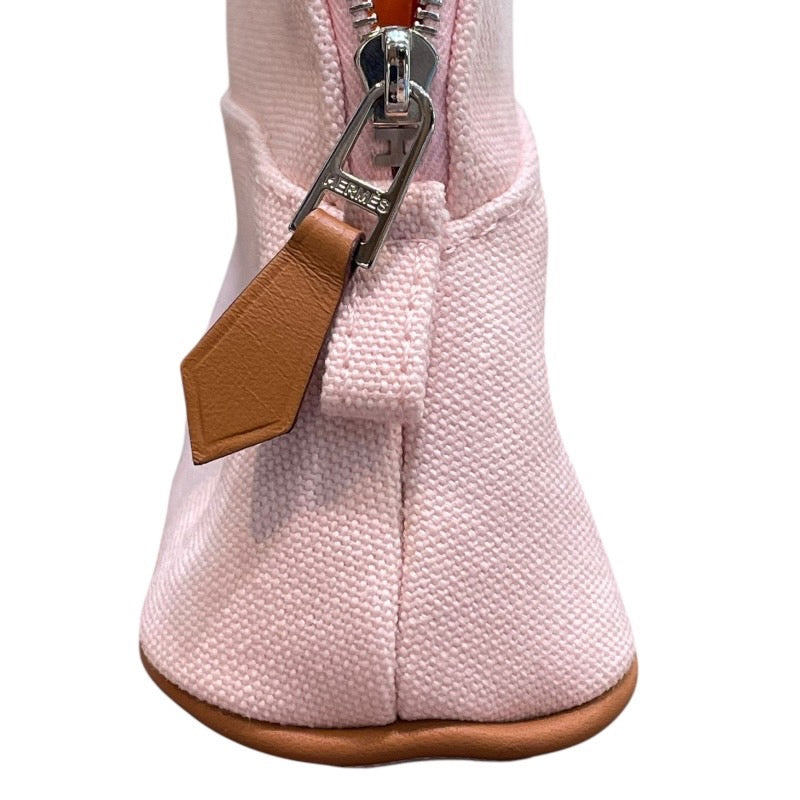 エルメス HERMES ボリードポーチ15 ピンク トワル レディース ポーチ