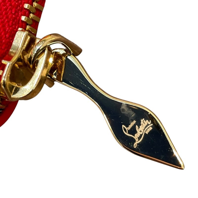 クリスチャン・ルブタン Christian louboutin パネトーネスパイクスタッズコインケース 1185185 ゴートスキン レディース コインケース