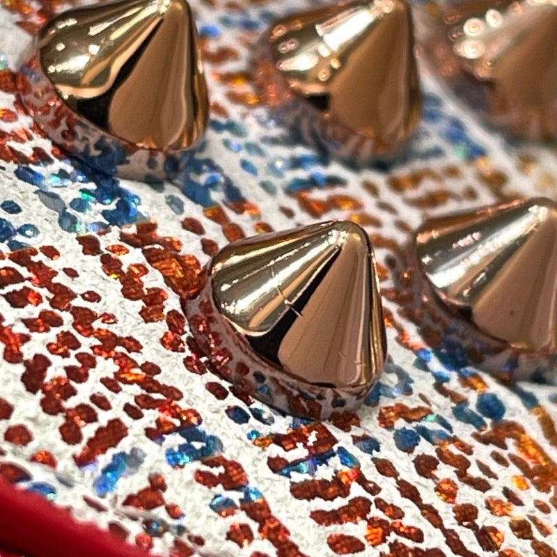 クリスチャン・ルブタン Christian louboutin パネトーネスパイクスタッズコインケース 1185185 ゴートスキン レディース コインケース