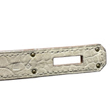 エルメス HERMES バーキン30 □R刻 べトン　GD金具 アリゲーターマット レディース ハンドバッグ