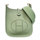 エルメス HERMES エヴリンTPM Y刻印  ヴェールクリケット×ゴールド金具 トリヨン レディース ショルダーバッグ
