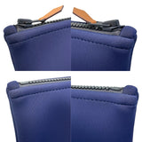 エルメス HERMES ネオバンMM ネイビー ポリミアド ユニセックス ポーチ