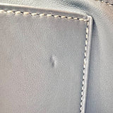 エルメス HERMES ボリード31 □Q刻 ブルーラン×シルバー金具 エプソン レディース ハンドバッグ