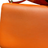エルメス HERMES コンスタンス3 ミニ U刻 オレンジ×ゴールド金具 スイフト レディース ショルダーバッグ
