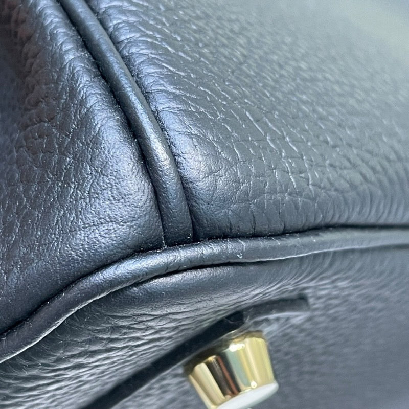エルメス HERMES バーキン25 W刻　(2024年製) ブラック ゴールド金具 トゴ レディース ハンドバッグ