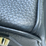 エルメス HERMES バーキン25 W刻　(2024年製) ブラック ゴールド金具 トゴ レディース ハンドバッグ