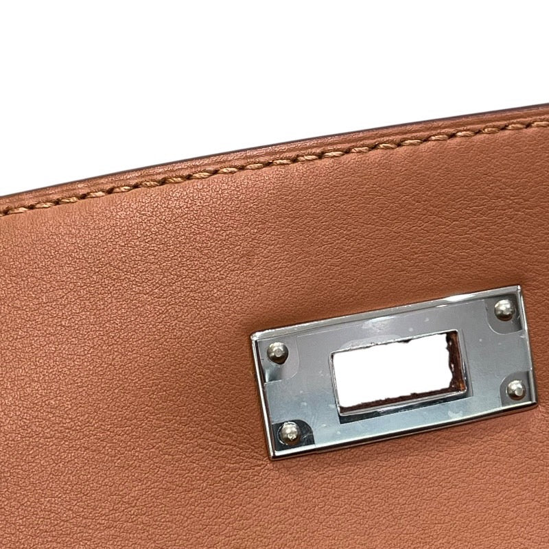エルメス HERMES ケリー28 外縫い B刻 アイボリー SV金具 トワル