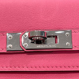 エルメス HERMES ケリー25 内縫い A刻印 ローズアザレ×シルバー金具 スイフト レディース ショルダーバッグ