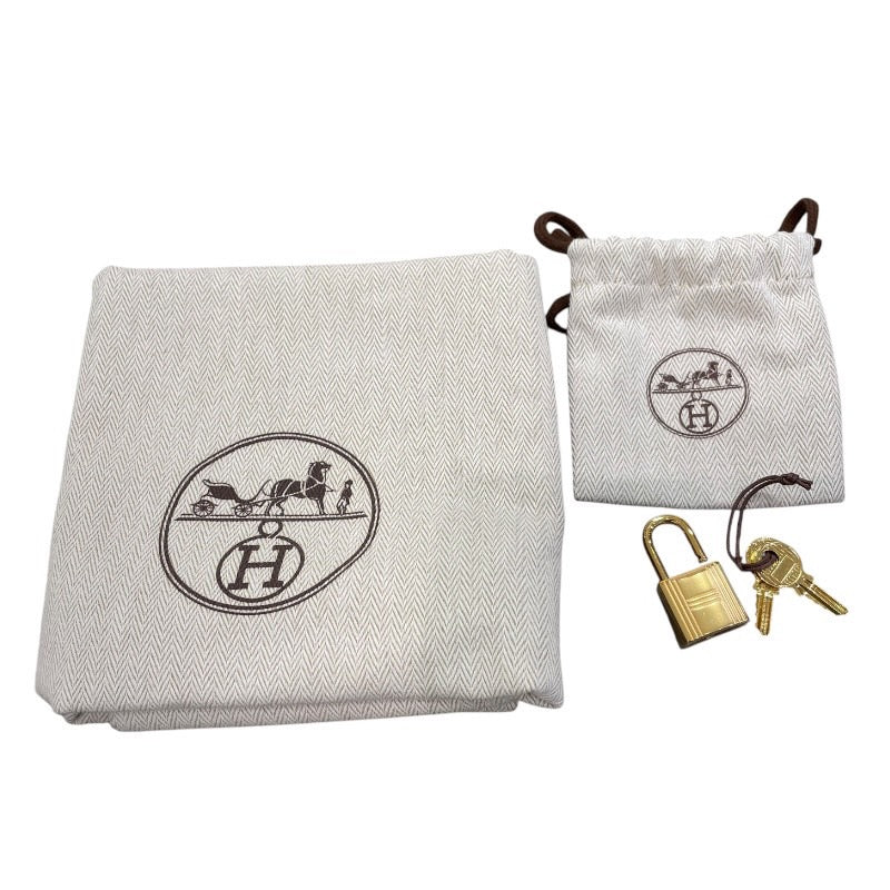 エルメス HERMES ピコタンロックMM U刻印 エトゥープ×ゴールド金具 トリヨンクレマンス レディース ハンドバッグ