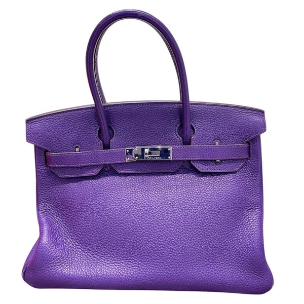 エルメス HERMES バーキン30 □N刻 シルバー金具 トゴ レディース ハンドバッグ