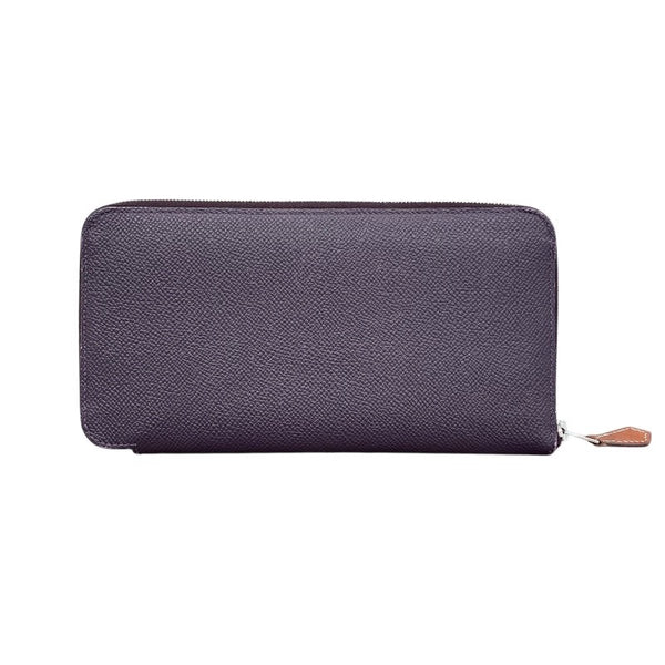エルメス HERMES アザップロングシルクイン D刻印 レザン×シルバー金具 エプソン レディース 長財布