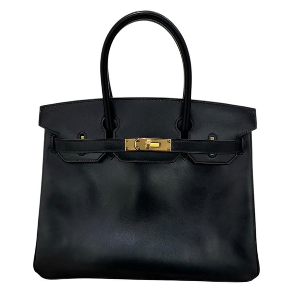 エルメス HERMES バーキン30 D刻 ブラック×ゴールド金具 タデラクト レディース ハンドバッグ