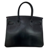 エルメス HERMES バーキン30 D刻 ブラック×ゴールド金具 タデラクト レディース ハンドバッグ