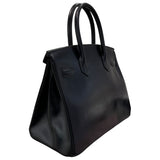 エルメス HERMES バーキン30 D刻 ブラック×ゴールド金具 タデラクト レディース ハンドバッグ