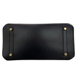 エルメス HERMES バーキン30 D刻 ブラック×ゴールド金具 タデラクト レディース ハンドバッグ