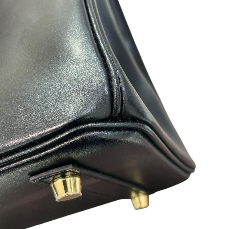 エルメス HERMES バーキン30 D刻 ブラック×ゴールド金具 タデラクト レディース ハンドバッグ