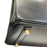 エルメス HERMES バーキン30 D刻 ブラック×ゴールド金具 タデラクト レディース ハンドバッグ