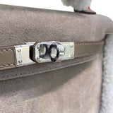 エルメス HERMES ミニケリー2　テディ B刻 エトゥープ✕グリスカイユ✕エクリュ✕シルバー金具 グリズリー・スイフト・ムートン レディース ショルダーバッグ