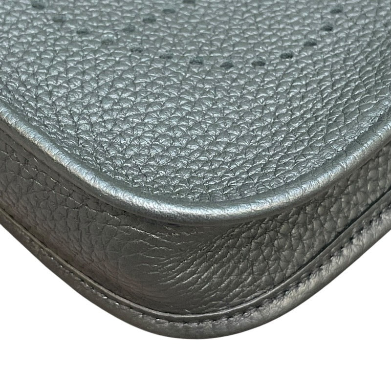エルメス HERMES エヴリンTPM W刻 ブラック×ゴールド金具 トリヨン レディース ショルダーバッグ