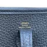 エルメス HERMES エヴリンTPM W刻 ブラック×ゴールド金具 トリヨン レディース ショルダーバッグ