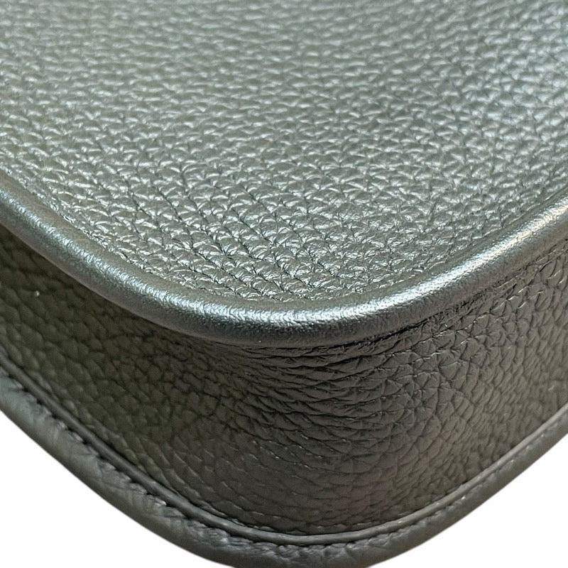 エルメス HERMES エヴリンTPM W刻 ブラック×ゴールド金具 トリヨン レディース ショルダーバッグ