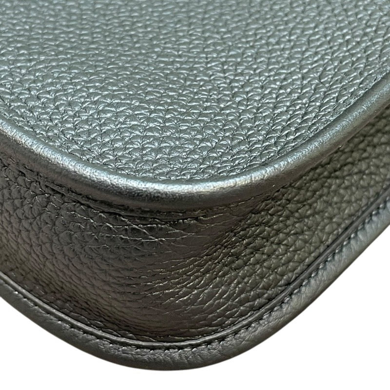 エルメス HERMES エヴリンTPM W刻 ブラック×ゴールド金具 トリヨン レディース ショルダーバッグ