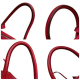 エルメス HERMES リンディ30 □N刻 ルージュカザック×シルバー金具 トリヨン レディース ショルダーバッグ