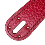 エルメス HERMES リンディ30 □N刻 ルージュカザック×シルバー金具 トリヨン レディース ショルダーバッグ