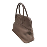 エルメス HERMES ボリード31 A刻 エトゥープ×シルバー金具 トリヨン レディース ハンドバッグ