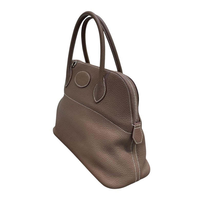 エルメス HERMES ボリード31 A刻 エトゥープ×シルバー金具 トリヨン レディース ハンドバッグ
