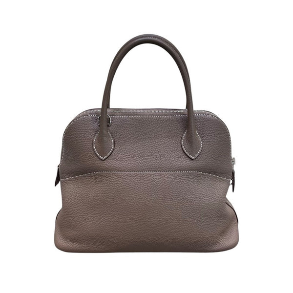 エルメス HERMES ボリード31 A刻 エトゥープ×シルバー金具 トリヨン レディース ハンドバッグ