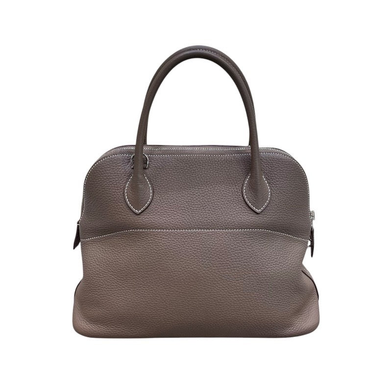 エルメス HERMES ボリード31 A刻 エトゥープ×シルバー金具 トリヨン レディース ハンドバッグ