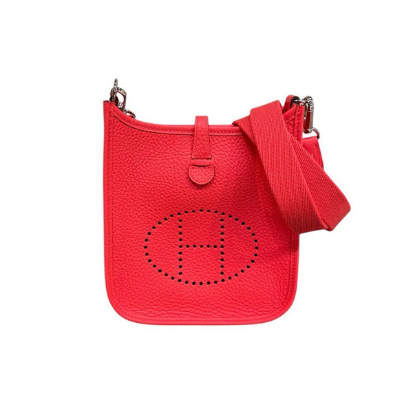 エルメス HERMES エヴリンTPM B刻印 ローズテキサス×シルバー金具 トリヨンクレマンス レディース ショルダーバッグ