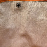 エルメス HERMES ガーデンパーティPM □O刻印 オレンジ×シルバー金具 ネゴンダ レディース トートバッグ