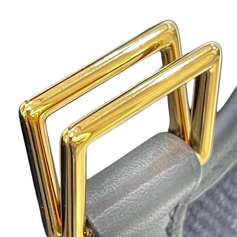 エルメス HERMES ピコタンロックPM カーゴ B刻 ブラック×ゴールド金具 トワル・スイフト レディース ハンドバッグ