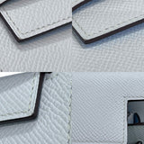 エルメス HERMES ケリートゥーゴー Y刻印 ブループリュム×シルバー金具 エプソン レディース 長財布