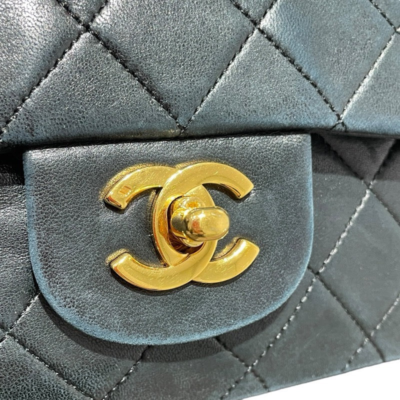 シャネル CHANEL マトラッセ25 A01112 ブラック　GD金具 ラムスキン レディース ショルダーバッグ
