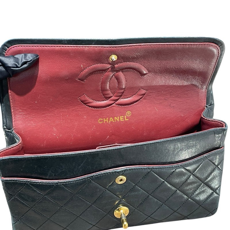 シャネル CHANEL マトラッセ25 A01112 ブラック　GD金具 ラムスキン レディース ショルダーバッグ