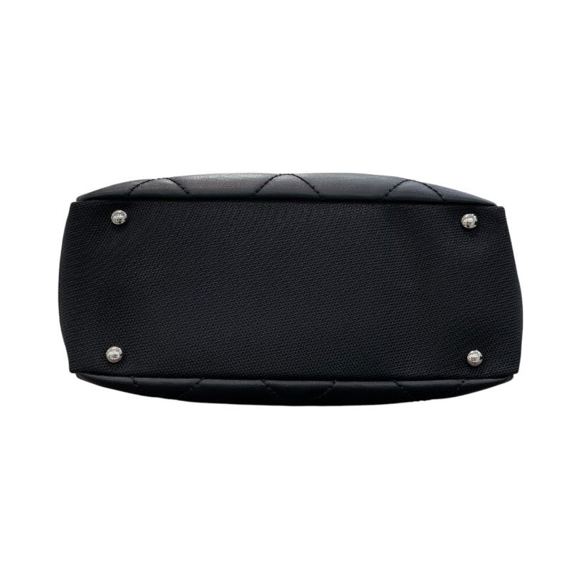 シャネル CHANEL パリビアリッツトートPM A34208 ブラック PVC レディース ハンドバッグ