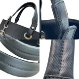 シャネル CHANEL パリビアリッツトートPM A34208 ブラック PVC レディース ハンドバッグ