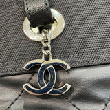 シャネル CHANEL パリビアリッツトートPM A34208 ブラック PVC レディース ハンドバッグ
