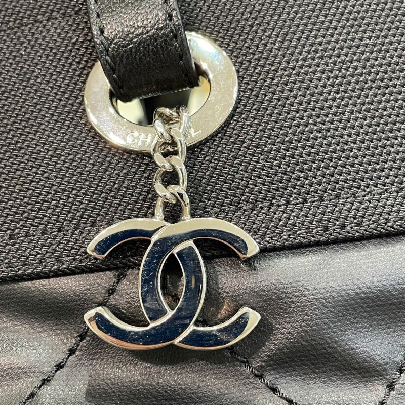 シャネル CHANEL パリビアリッツトートPM A34208 ブラック PVC レディース ハンドバッグ