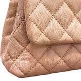 シャネル CHANEL ココハンドルXS A92990 24番台 ブラウン×ゴールド金具 キャビアスキン×リザード レディース ショルダーバッグ