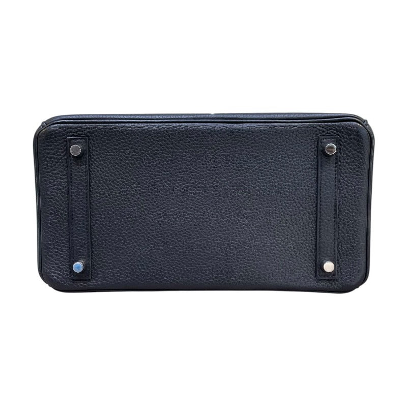 エルメス HERMES バーキン30 X刻 ブラック×シルバー金具 トリヨンクレマンス レディース ハンドバッグ