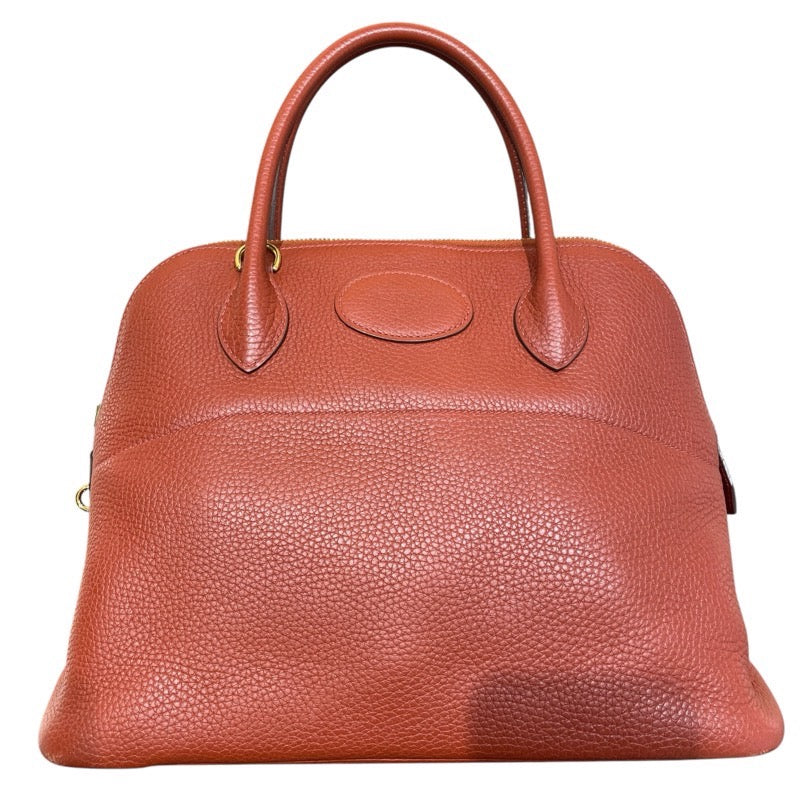 エルメス HERMES ボリード31 C刻 ルージュアッシュ　GD金具 トリヨン レディース ショルダーバッグ