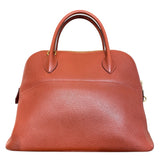 エルメス HERMES ボリード31 C刻 ルージュアッシュ　GD金具 トリヨン レディース ショルダーバッグ